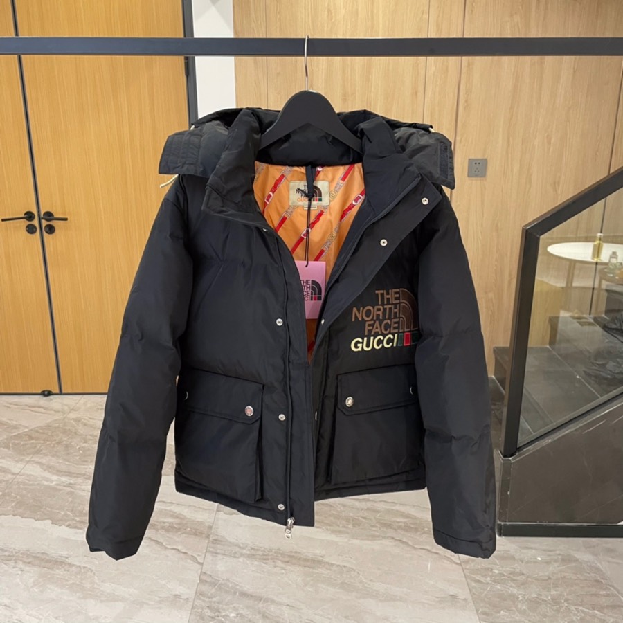 【特価人気商品】ザ・ノースフェイス x グッチ コラボファッションダウンジャケット