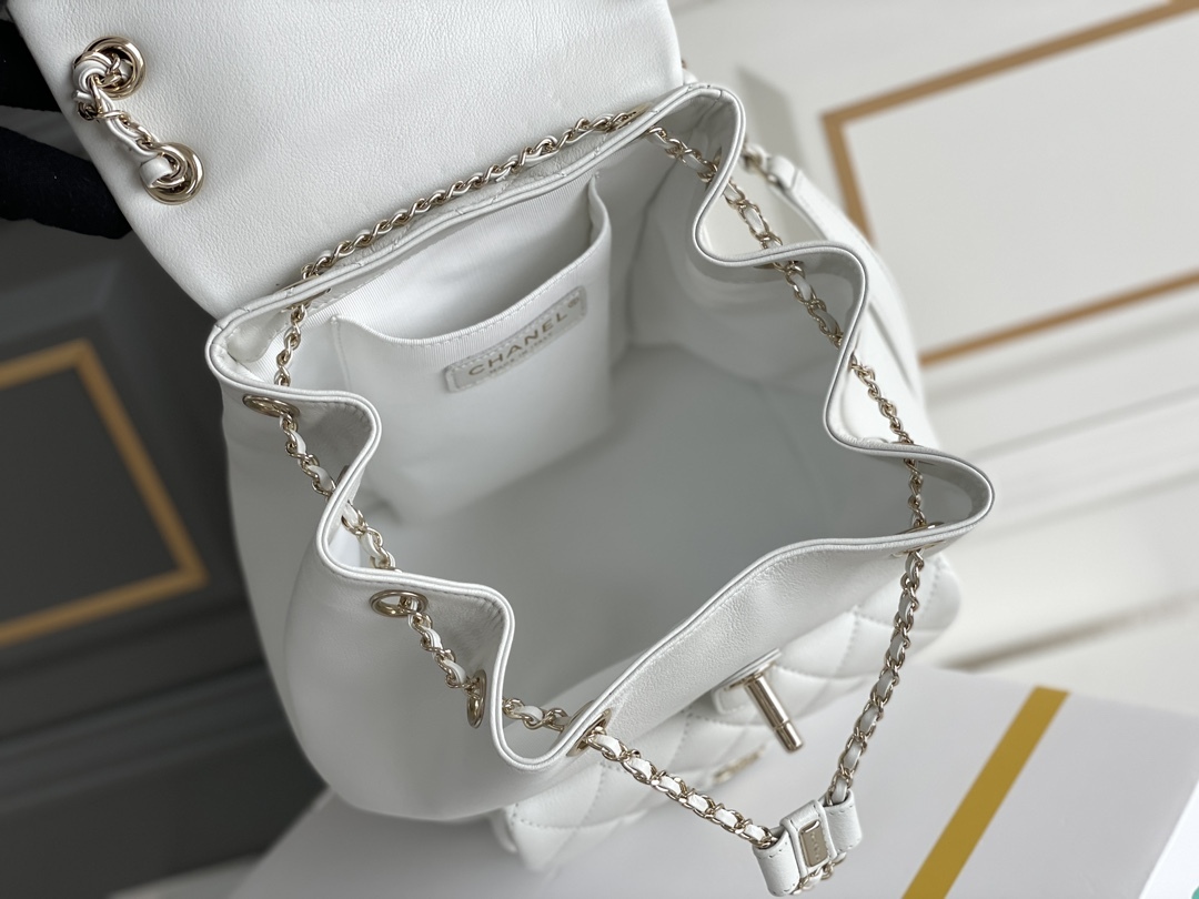 シャネル「Chanel」DUMA チェーンショルダーバッグ スモール レザー