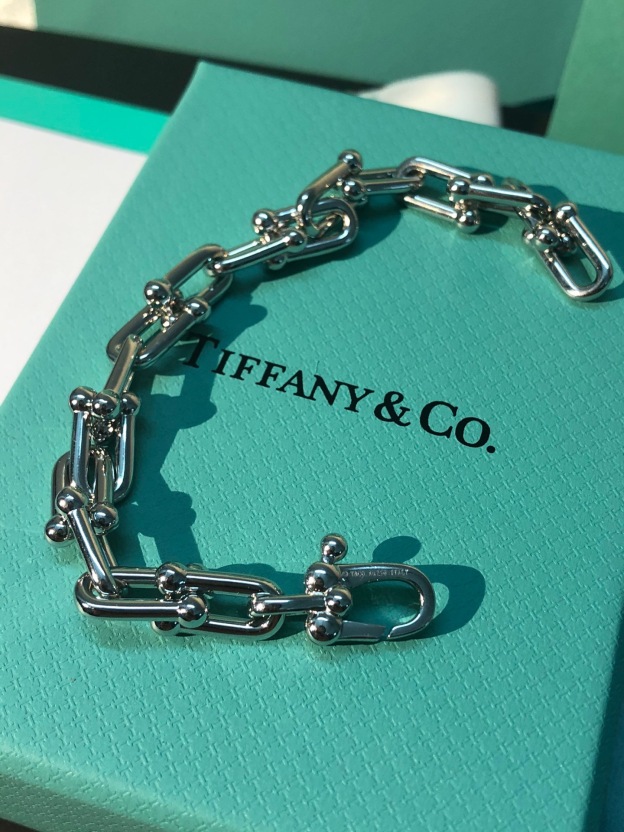 ティファニー「Tiffany & Co.」ポリッシュドシルバーリンク ブレスレット