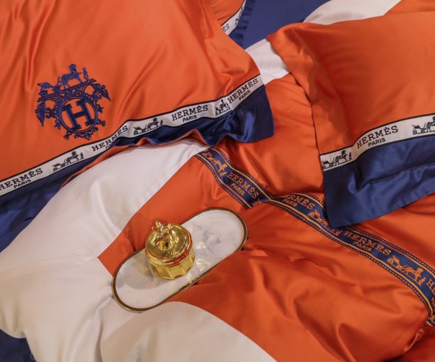 エルメス「Hermès」プレミアムコットン デジタルプリント 4点セット