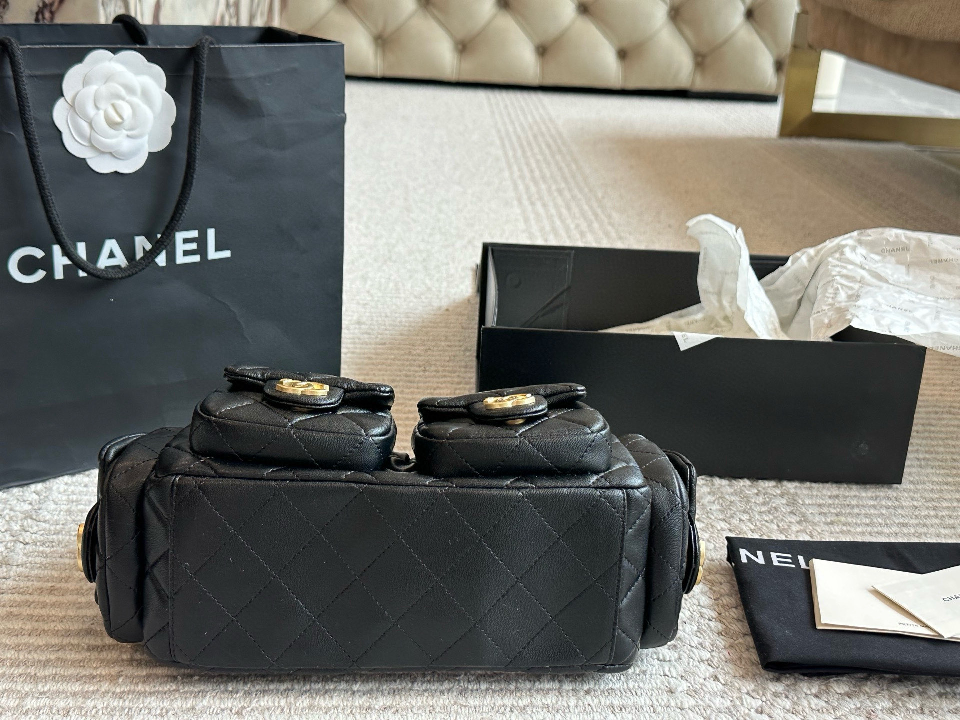 シャネル「Chanel」 ボウリング バッグ ヴィンテージ ショルダーバッグ