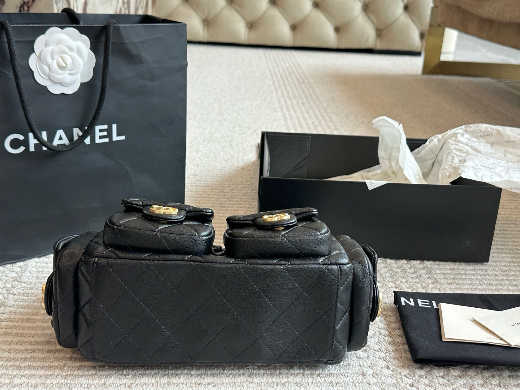 シャネル「Chanel」 ボウリング バッグ ヴィンテージ ショルダーバッグ