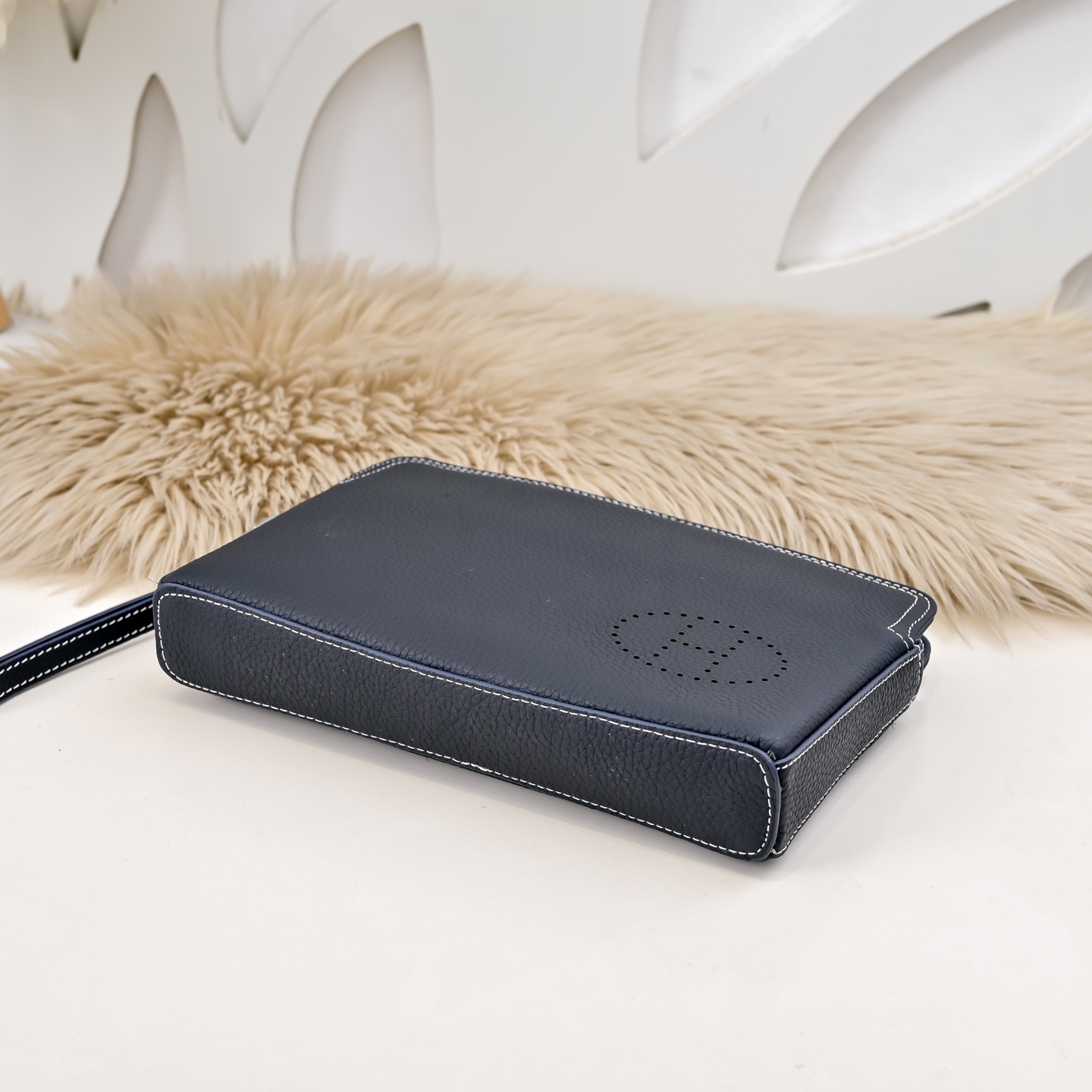エルメス エヴリン ジップ レザー クラッチバッグ「Evelyne Clutch」