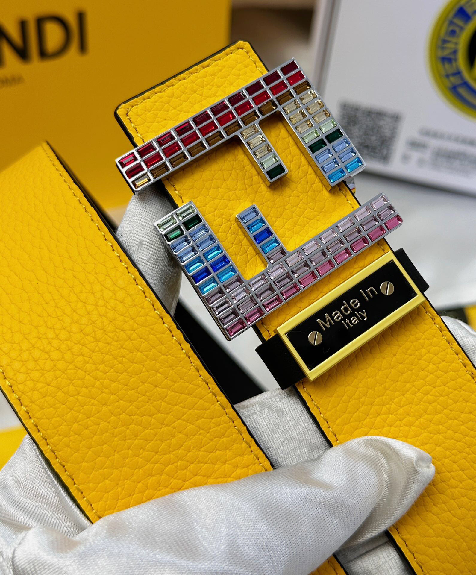 フェンディ「Fendi」FF ベルト - リバーシブル フックベルト