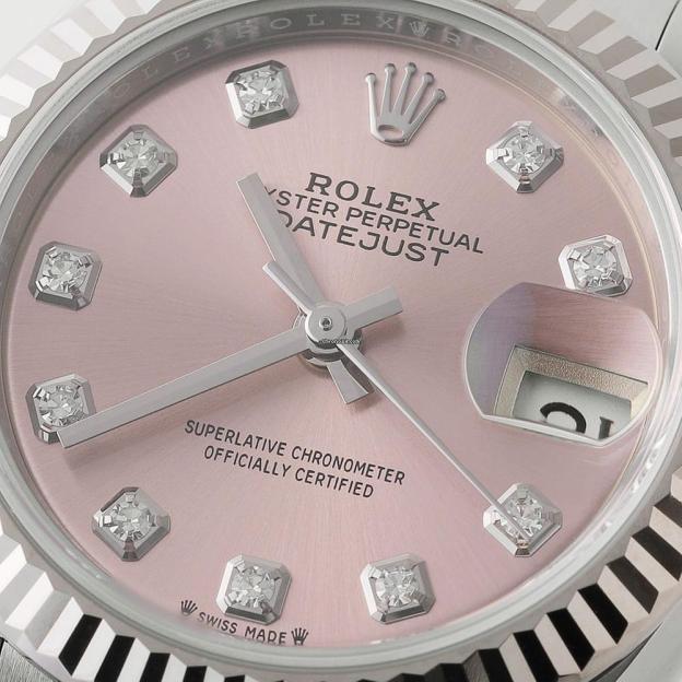 ロレックス「Rolex」レディ デイトジャスト 28 mm ピンクダイアル