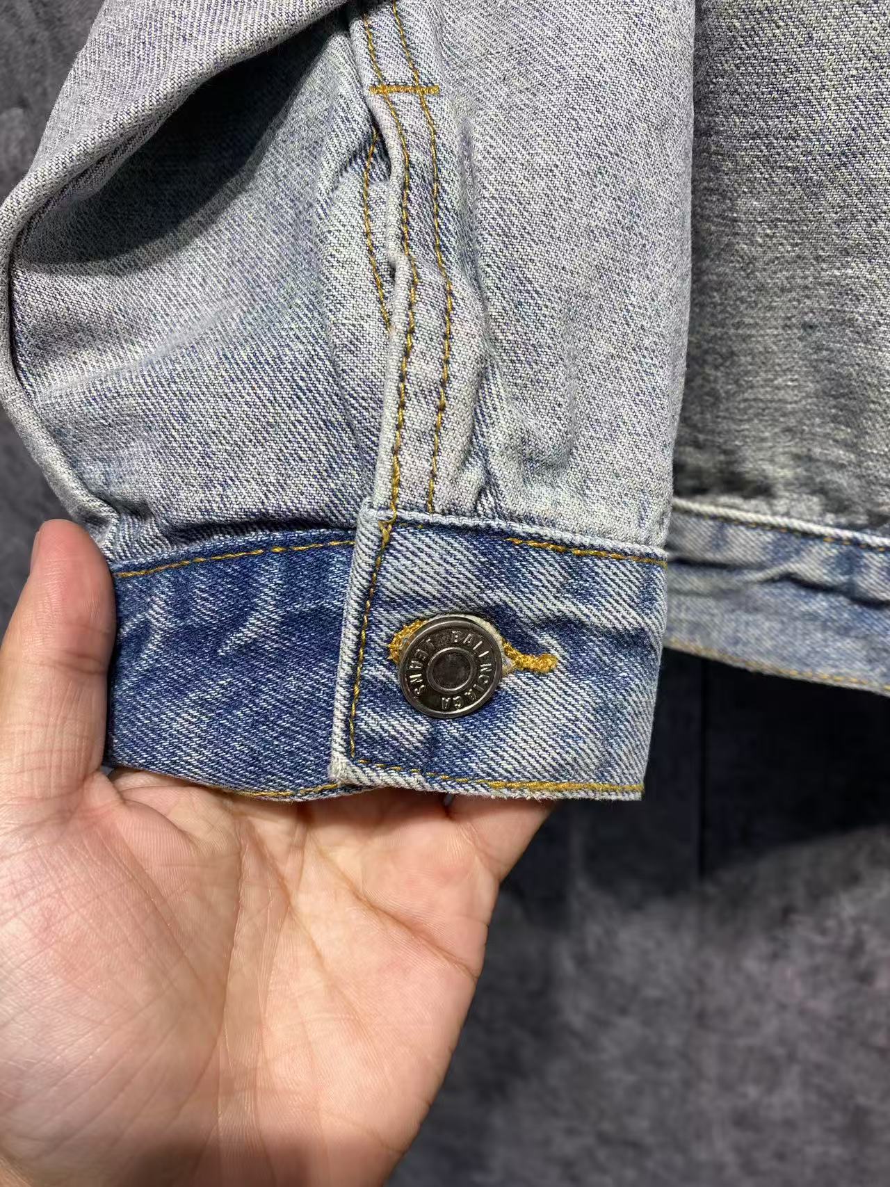 バレンシアガ「Balenciaga」デニムジャケット クラシック リデザイン