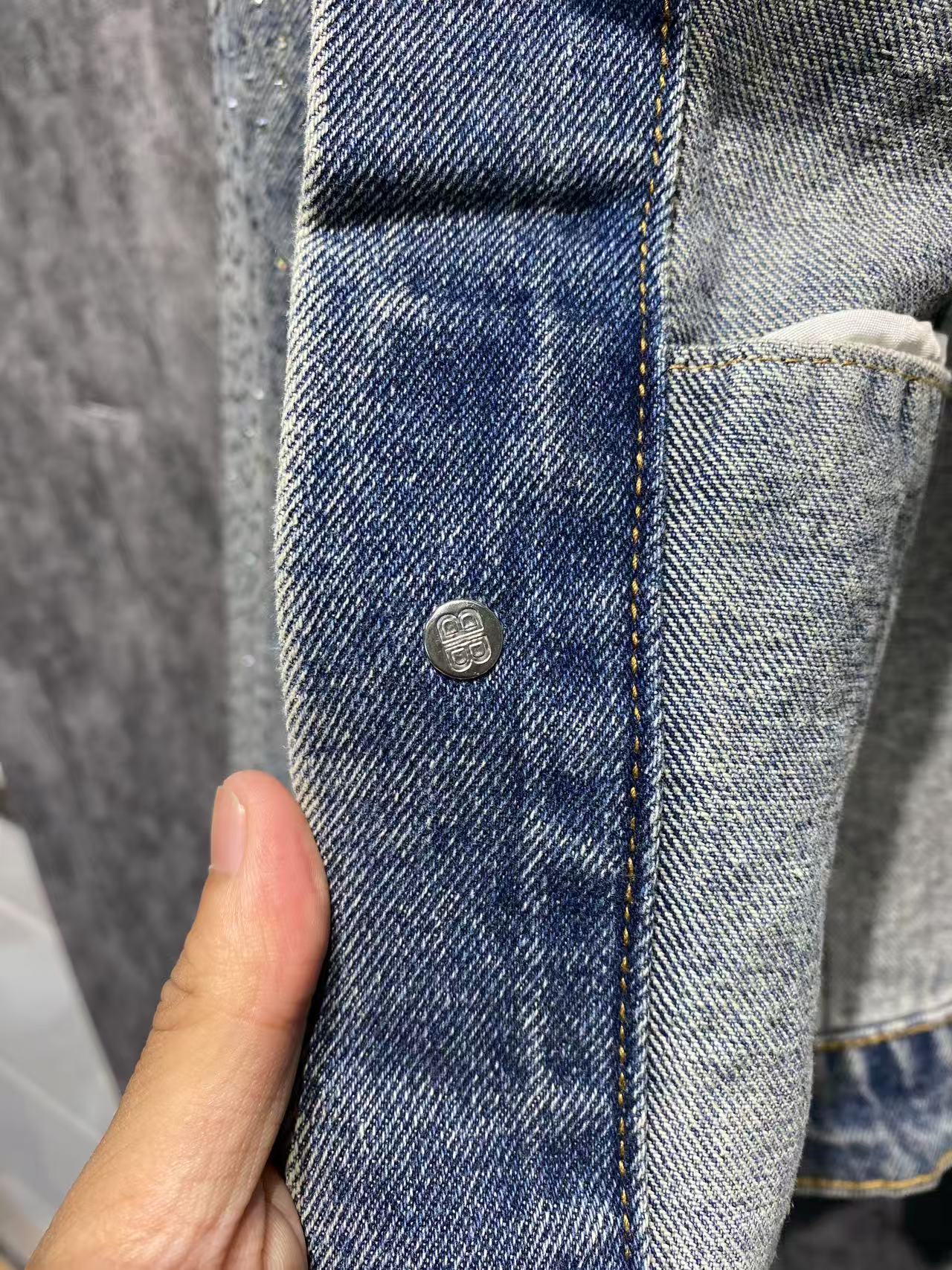 バレンシアガ「Balenciaga」デニムジャケット クラシック リデザイン
