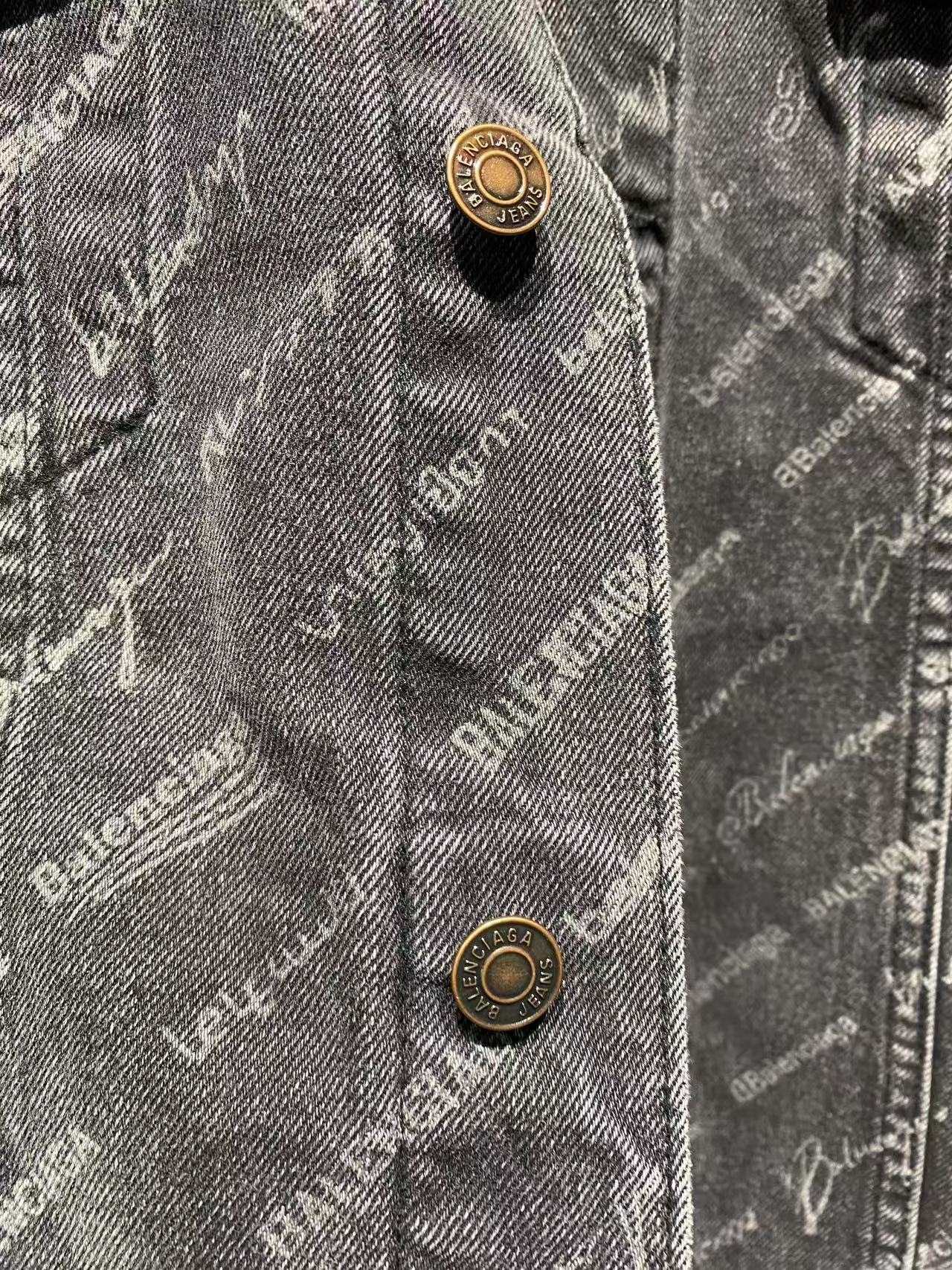 バレンシアガ「Balenciaga」デニムジャケット クラシック リデザイン