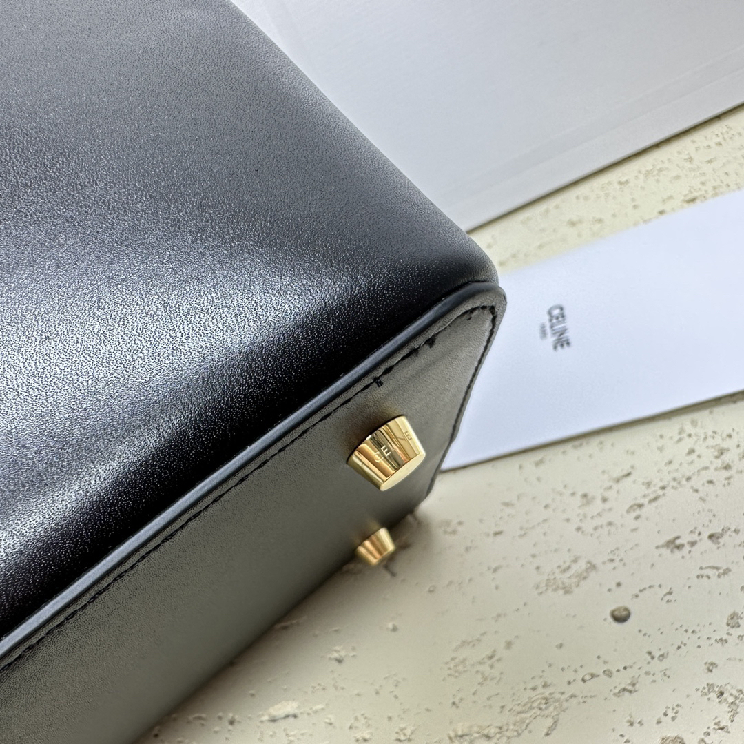 セリーヌ「Celine」CONTI 柔软牛皮革ハンドバッグ