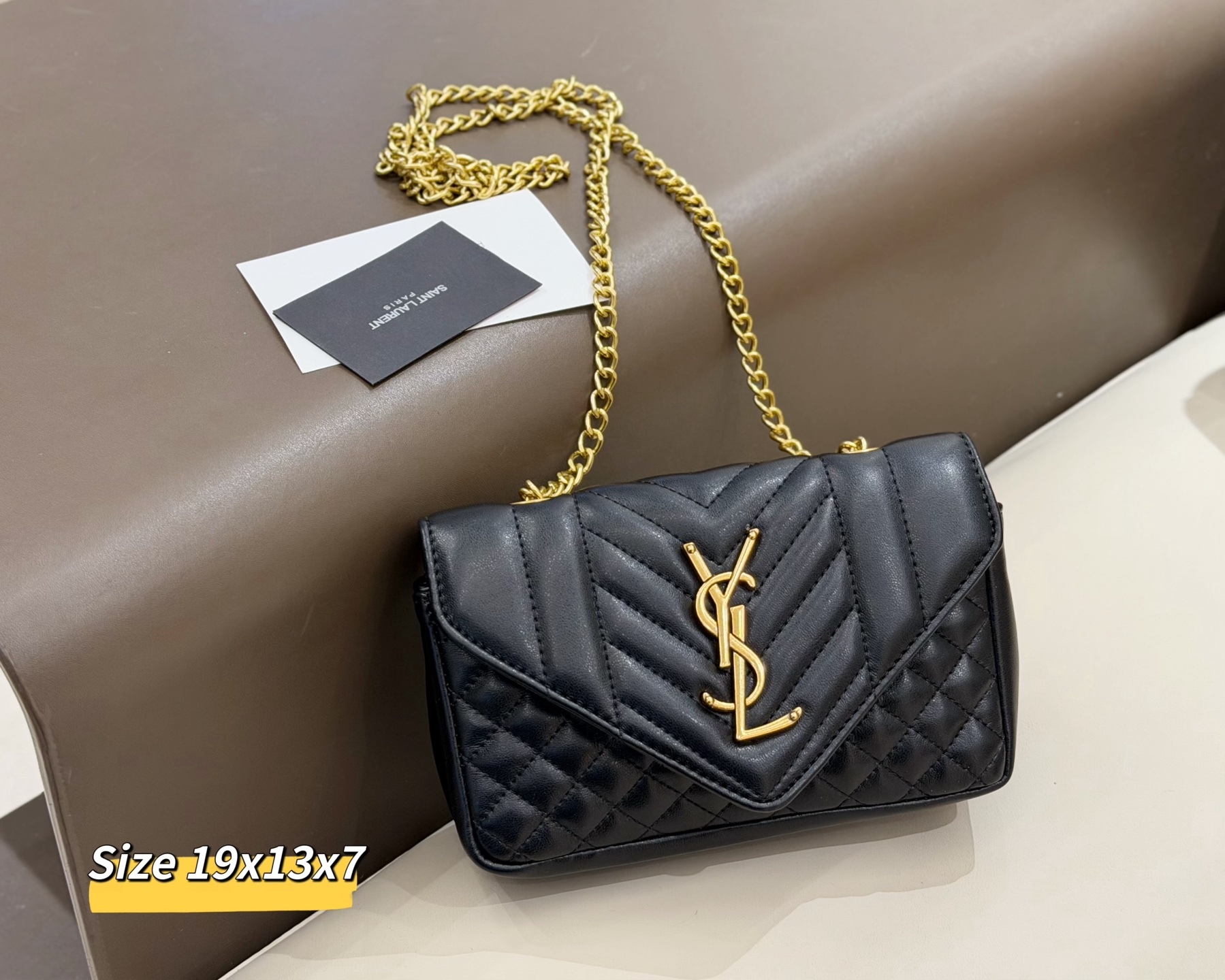 「イヴ・サンローラン」YSL レザー トートバッグ＋チェーンウォレット＋コインケース＋ポーチ 4 点セット 限定セール 大人気販売中