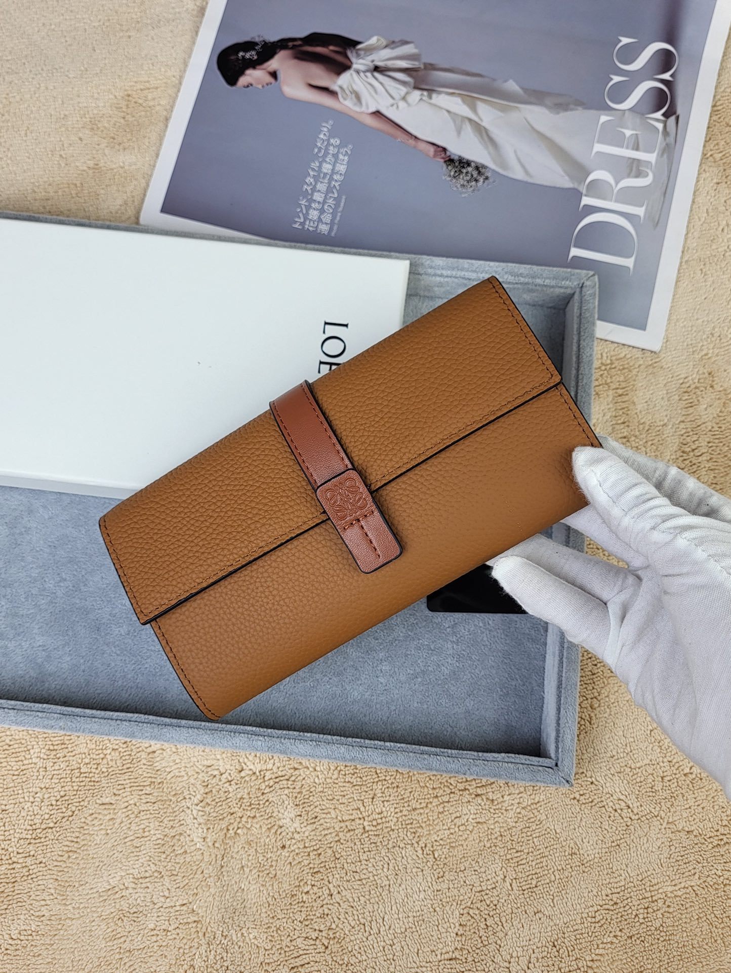 ロエベ「LOEWE」アナグラム コンティネンタル ウォレット 6色