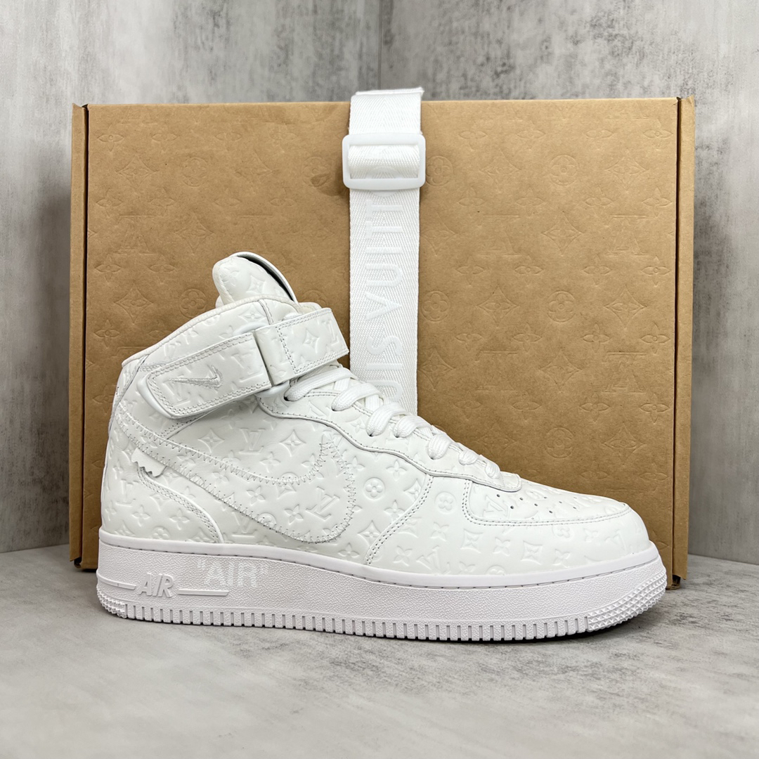 「コラボモデル」Louis Vuitton x Off-White x Nike Air Force 1 High スニーカー