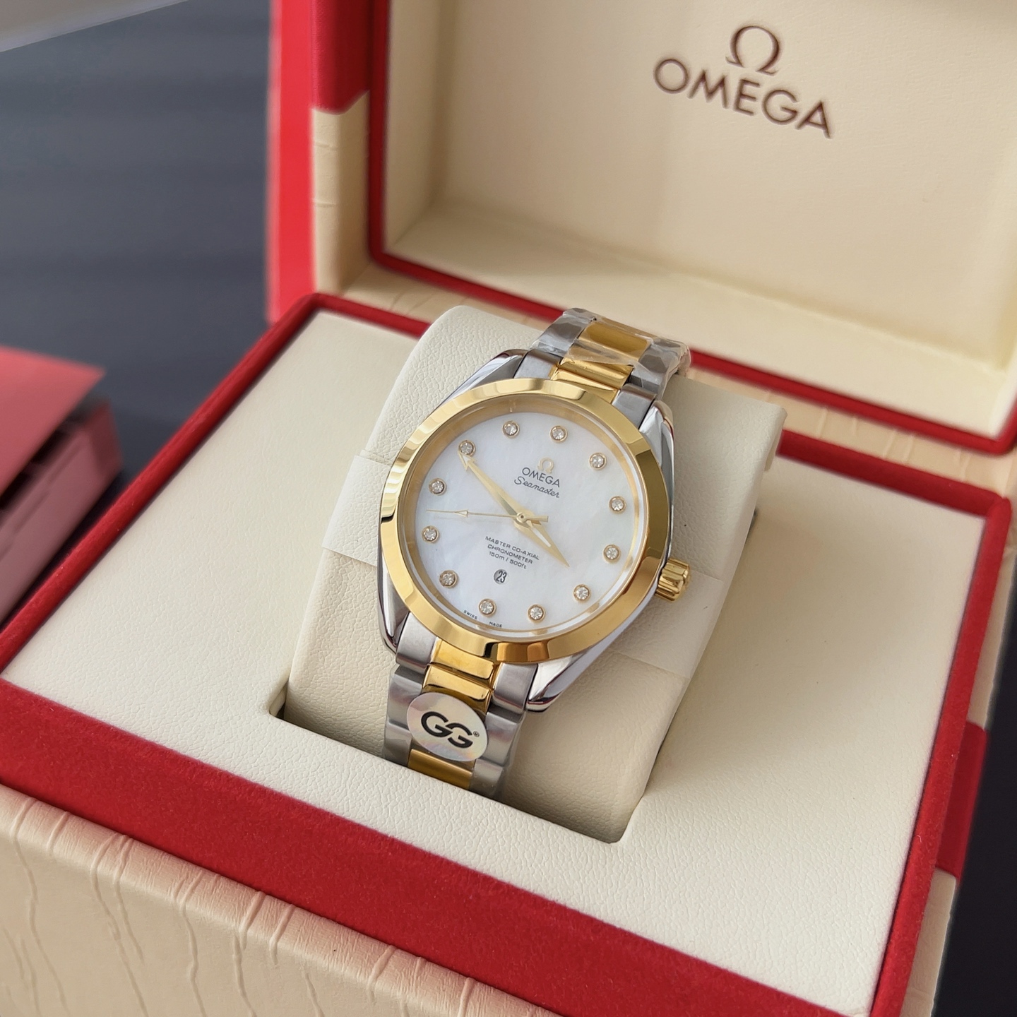 オメガ「Omega」アクアテラ 34mm マスタークロノメーター