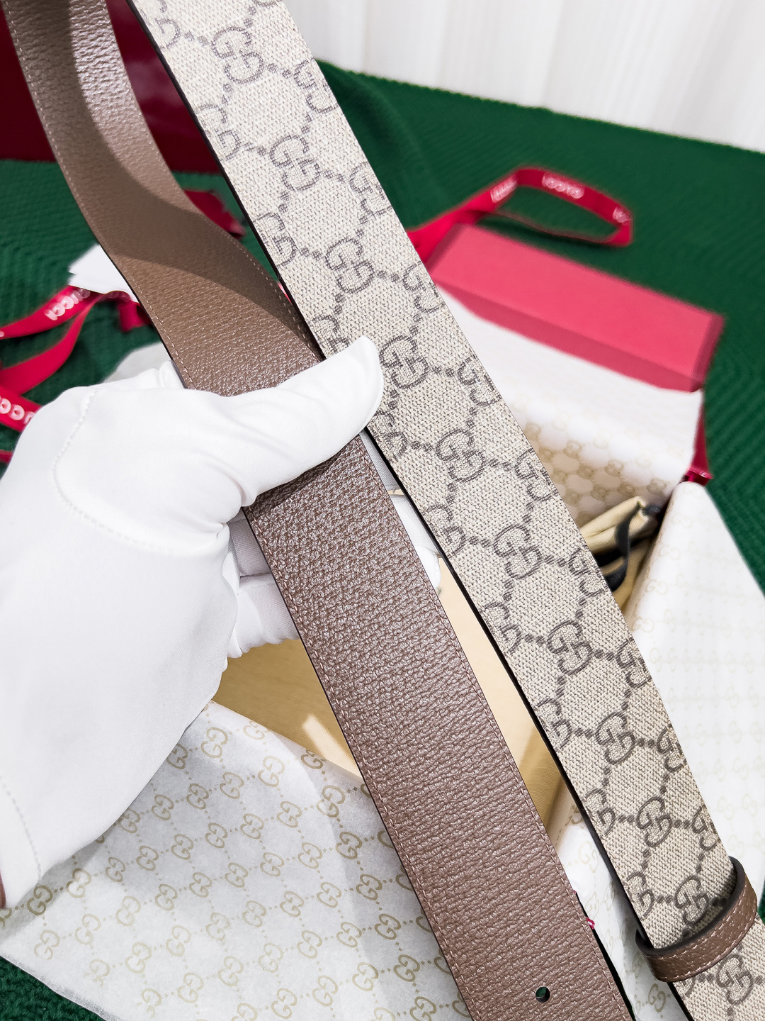 【在庫新登場】Gucci イタリアンテイストベルト「全長約 100cm」