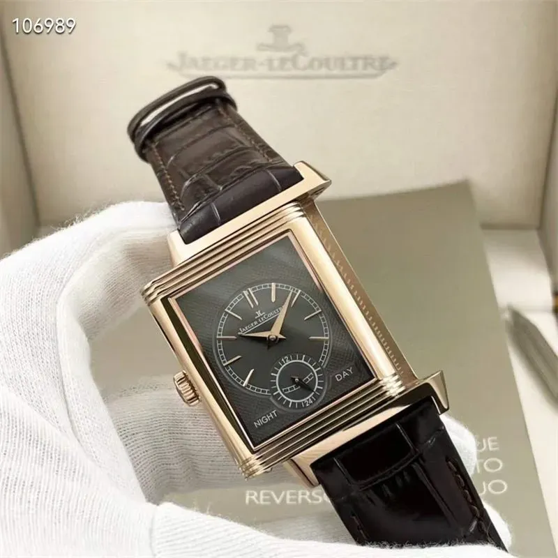 ジャガー ルクルト「Jaeger-LeCoultre」 Reverso Tribute Duoface クロノグラフ腕時計 49MM