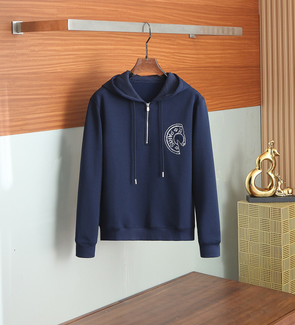 エルメス「Hermès」新着 メンズ フード付きスウェットシャツ