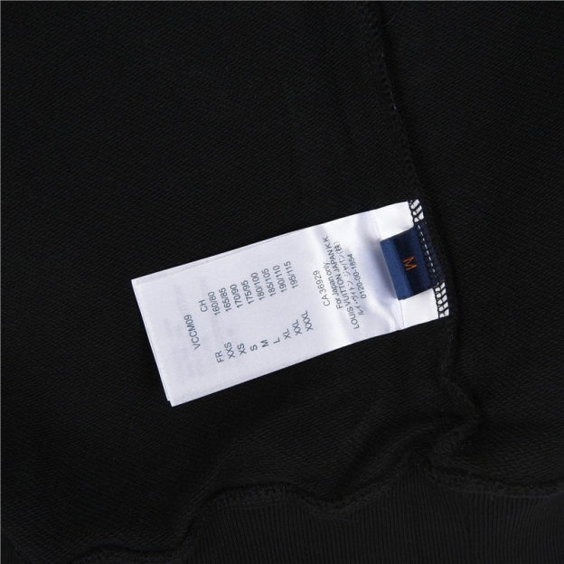 Louis Vuitton / ルイ・ヴィトン 24Fw グラデーション小飛行機柄プリントの丸首パーカー