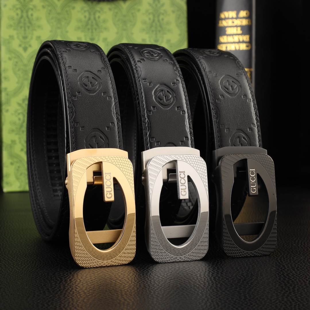 【在庫新登場】Gucci イタリアンテイストベルト 3 点セット「全長約 100cm」