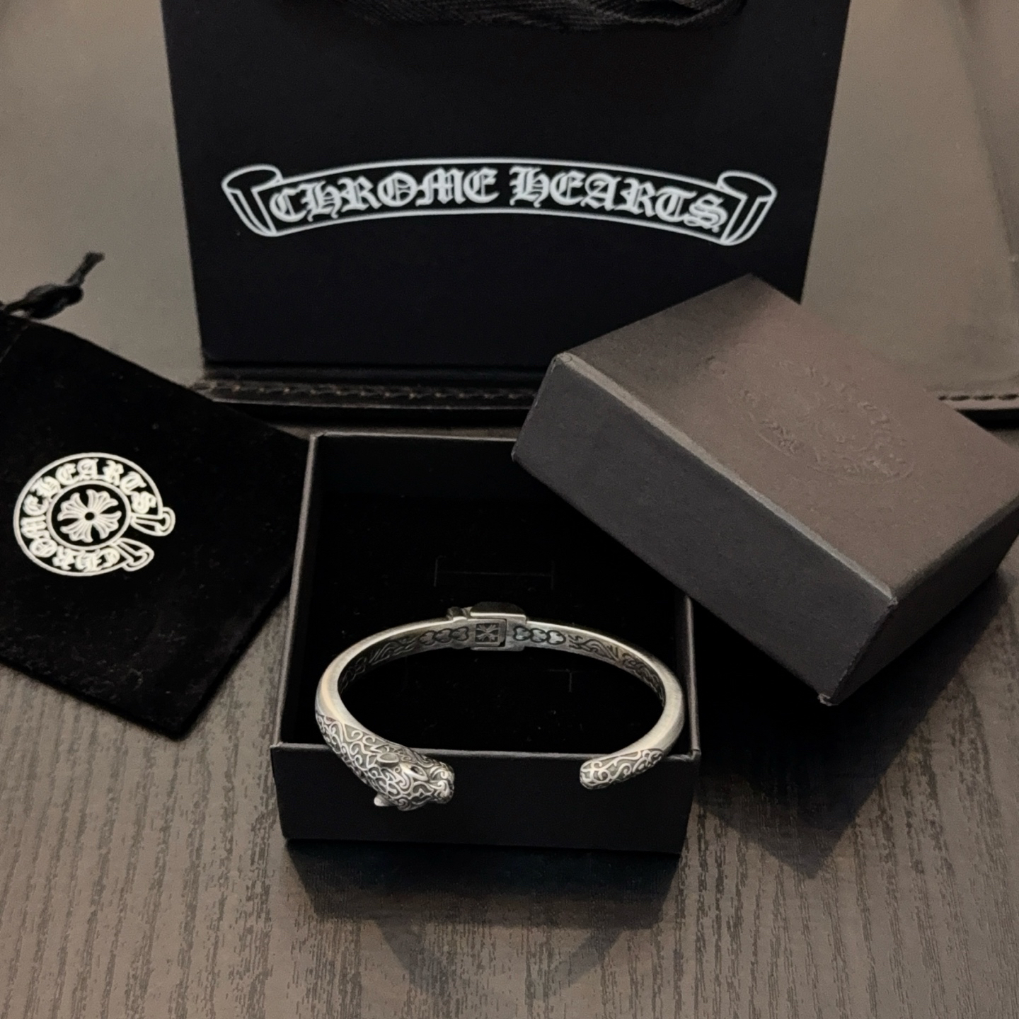 クロムハーツ「Chrome Hearts」ブレスレット - ヴィンテージ＆ロックテイスト ペア用