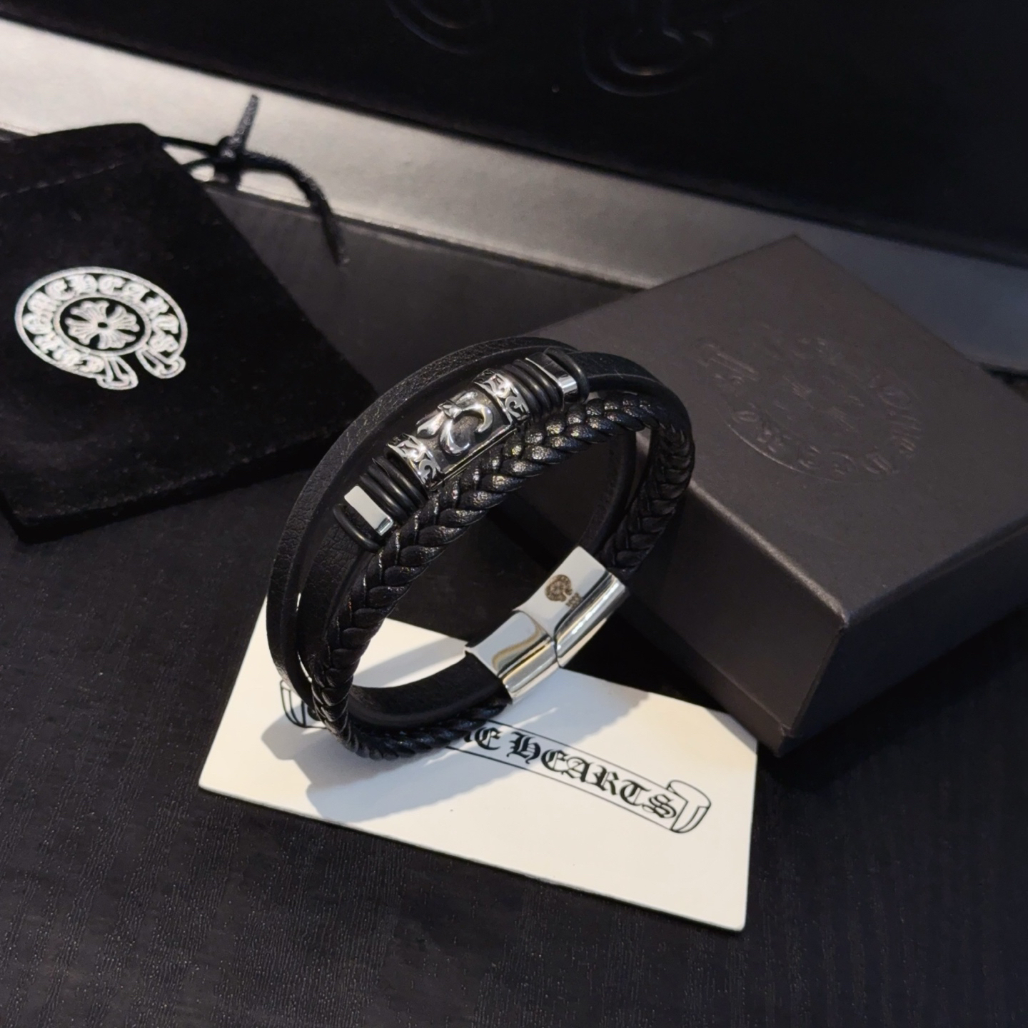 クロムハーツ「Chrome Hearts」ブレスレット - ヴィンテージ＆ロックテイスト ペア用