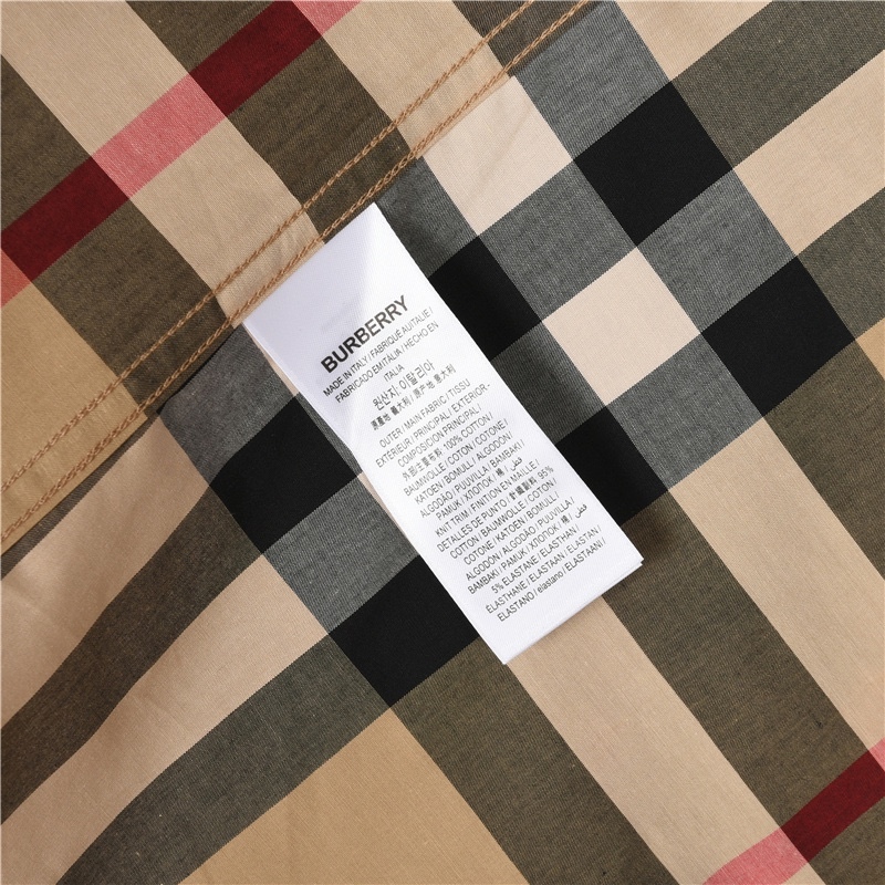 [Copy]Burberry / バーバリーのクラシックな小チェック柄シャツ
