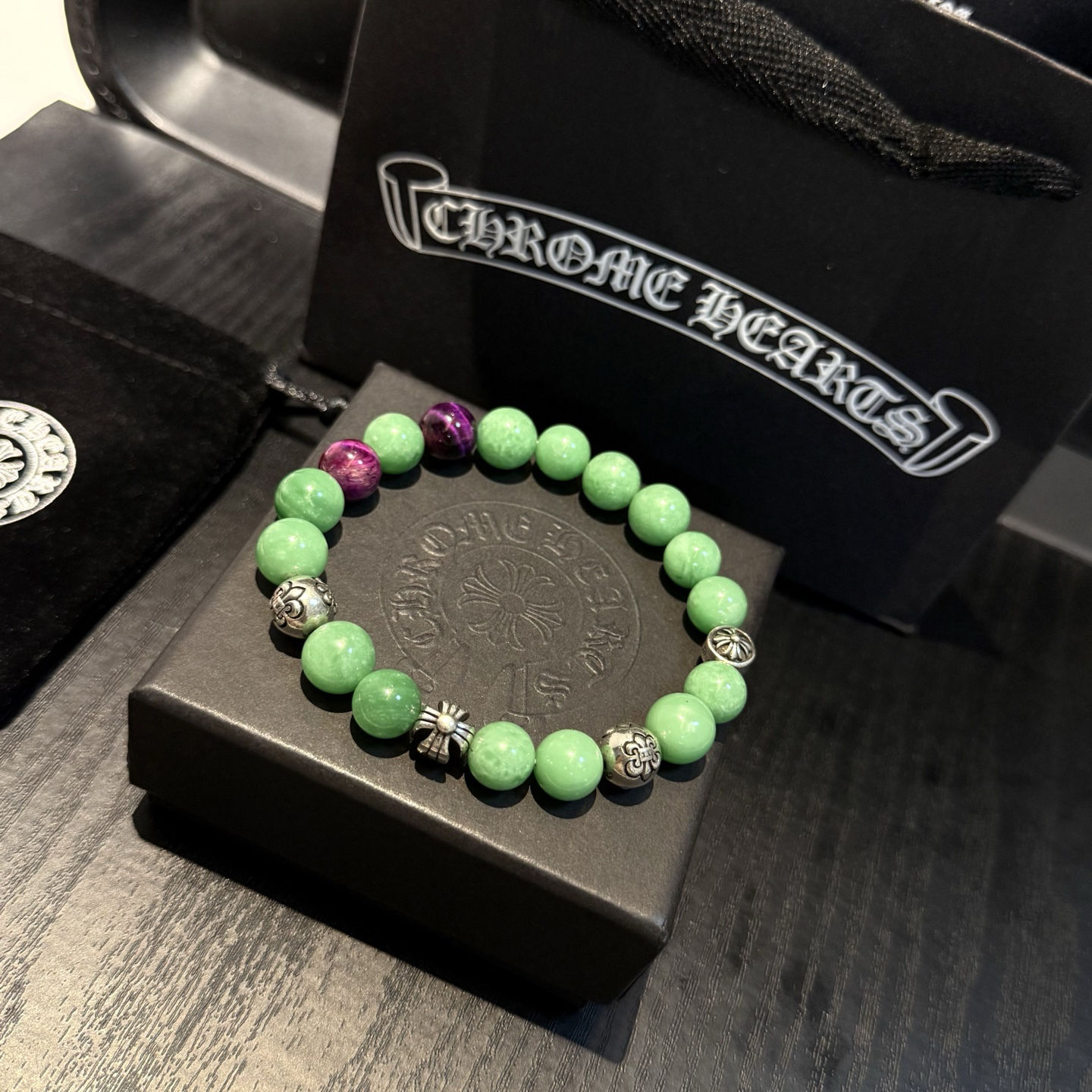 クロムハーツ「Chrome Hearts」ブレスレット - ヴィンテージ＆ロックテイスト ペア用