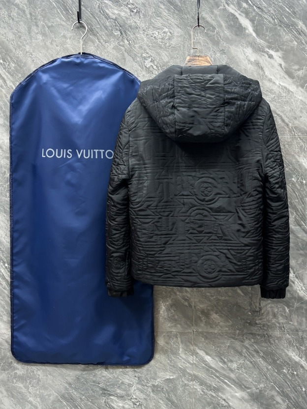 ルイ・ヴィトン「Louis Vuitton」秋冬フード付きダウンジャケット