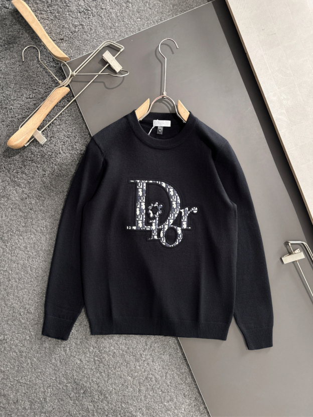 ディオール「Dior」秋冬ウールの丸ネックニットセーター
