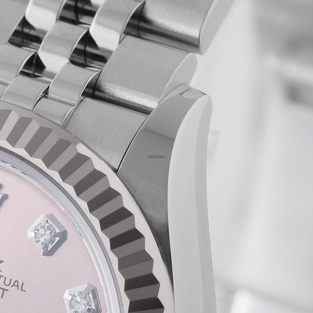 ロレックス「Rolex」レディ デイトジャスト 28 mm ピンクダイアル