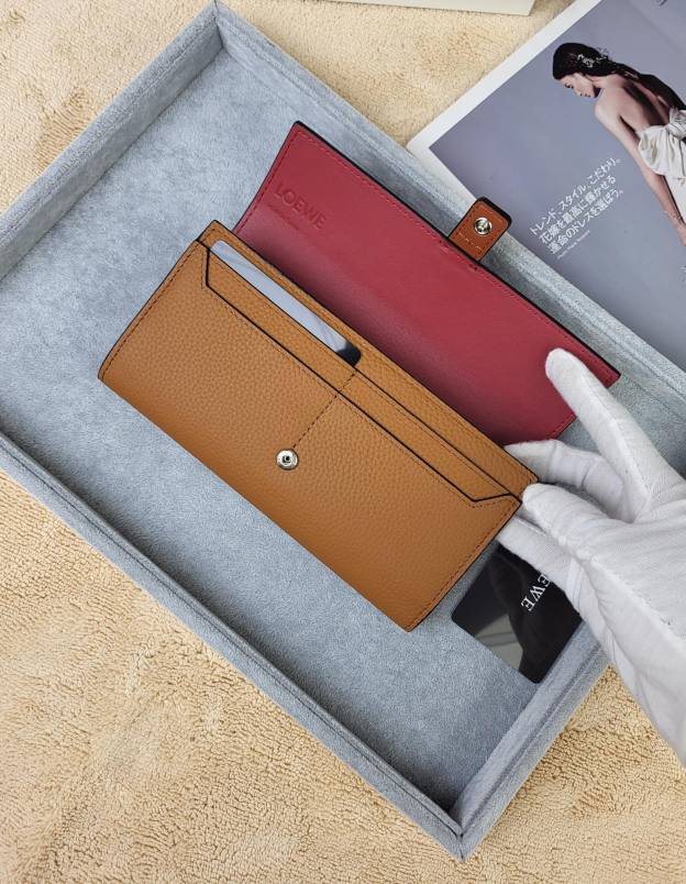 ロエベ「LOEWE」アナグラム コンティネンタル ウォレット 6色