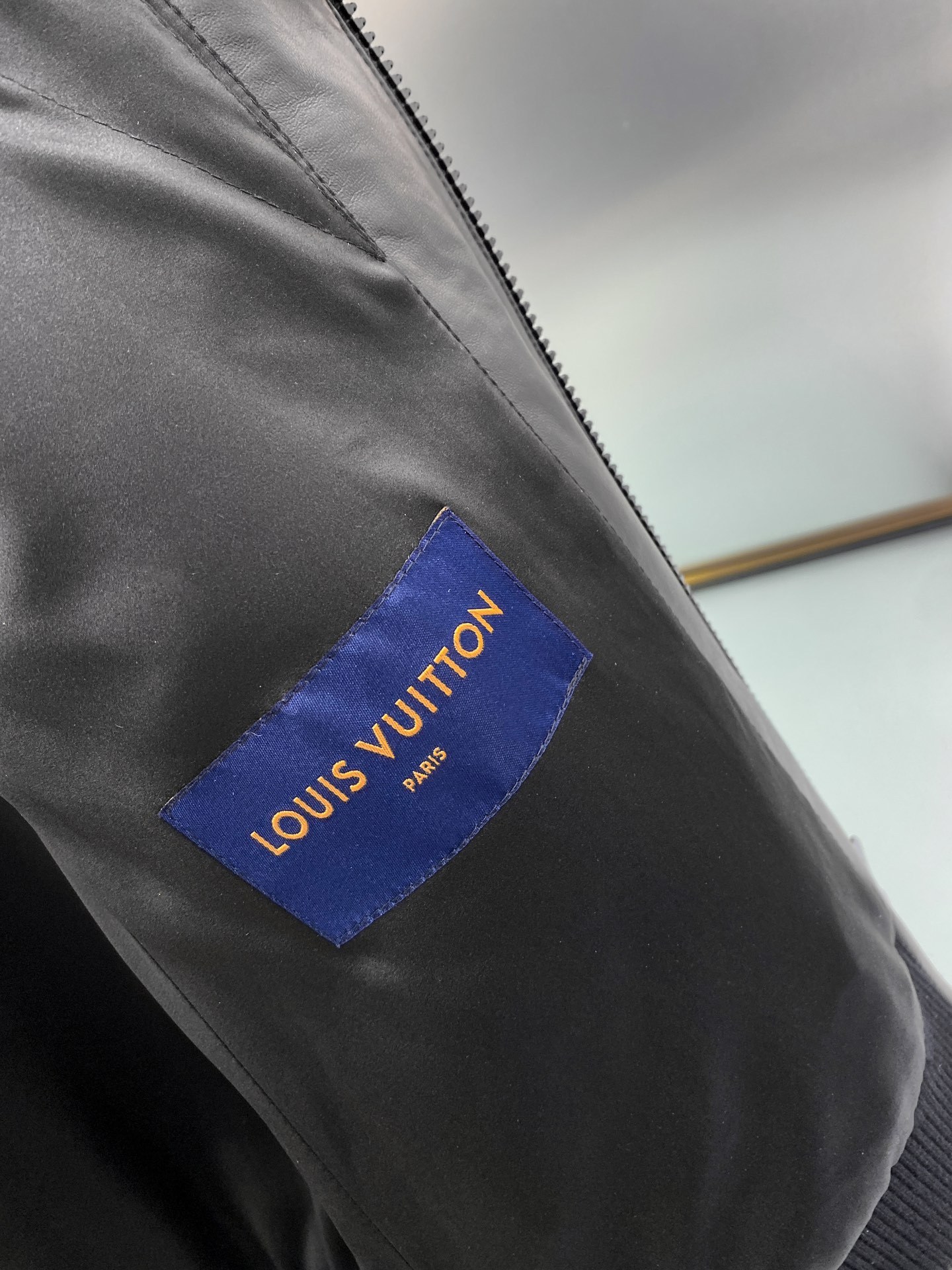 ルイ・ヴィトン「Louis Vuitton」 ウール エンブロイダリー ベースボール ジャケット