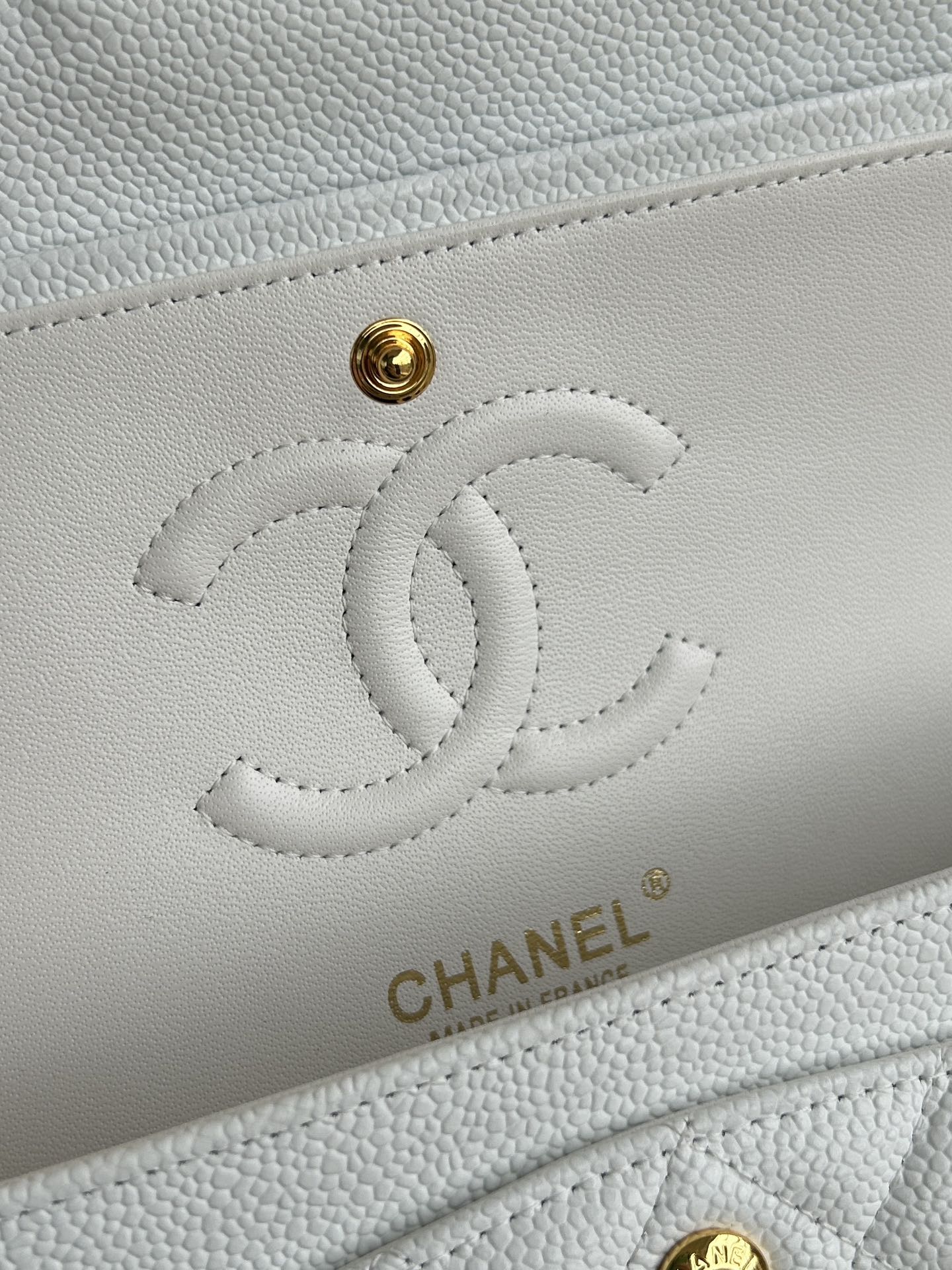 シャネル「Chanel」 Classic Flap レザー 菱格紋 ショルダーバッグ