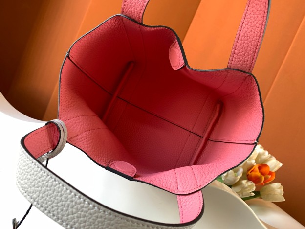 モイナ「Moynat」Duo Tote BB レザートートバッグ