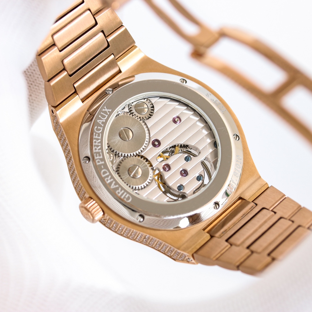 ジラール・ペルゴ「Girard-Perregaux」ラウレアート トゥールビヨン 腕時計42MM