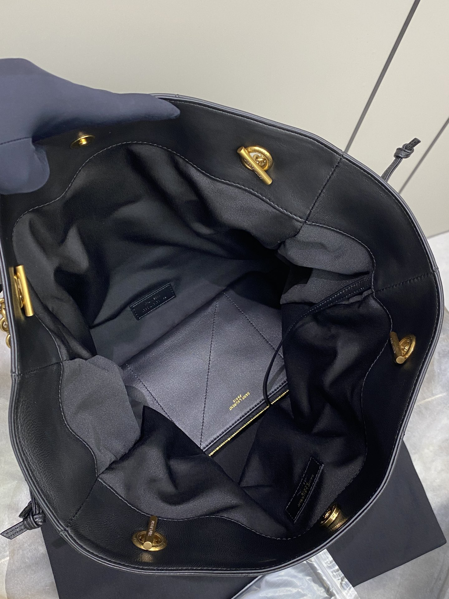 サンローラン「Saint Laurent」ジェイミー トート（ラムスキン）