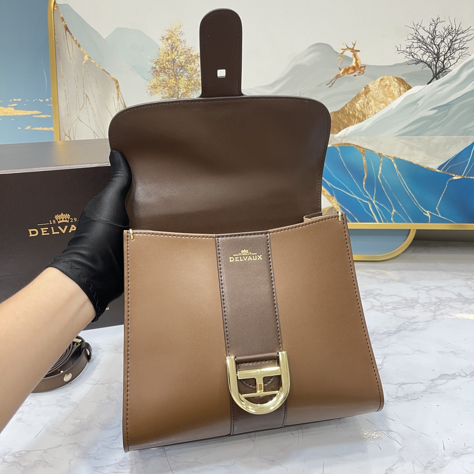 デルヴォー「Delvaux」 ショルダーバッグ