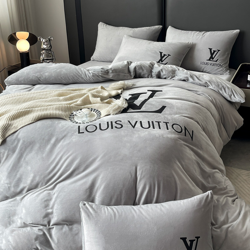 ルイ・ヴィトン「Louis Vuitton」プレミアム クリスタルベルベット プリント 4点セット