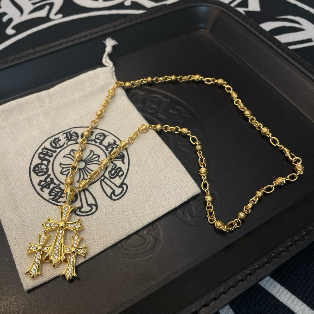 クロムハーツ「Chrome Hearts」クラシック ペンダントネックレス - 男女兼用