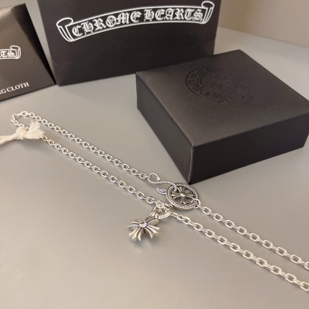 クロムハーツ「Chrome Hearts」シンプルペンダントネックレス - ユニセックス