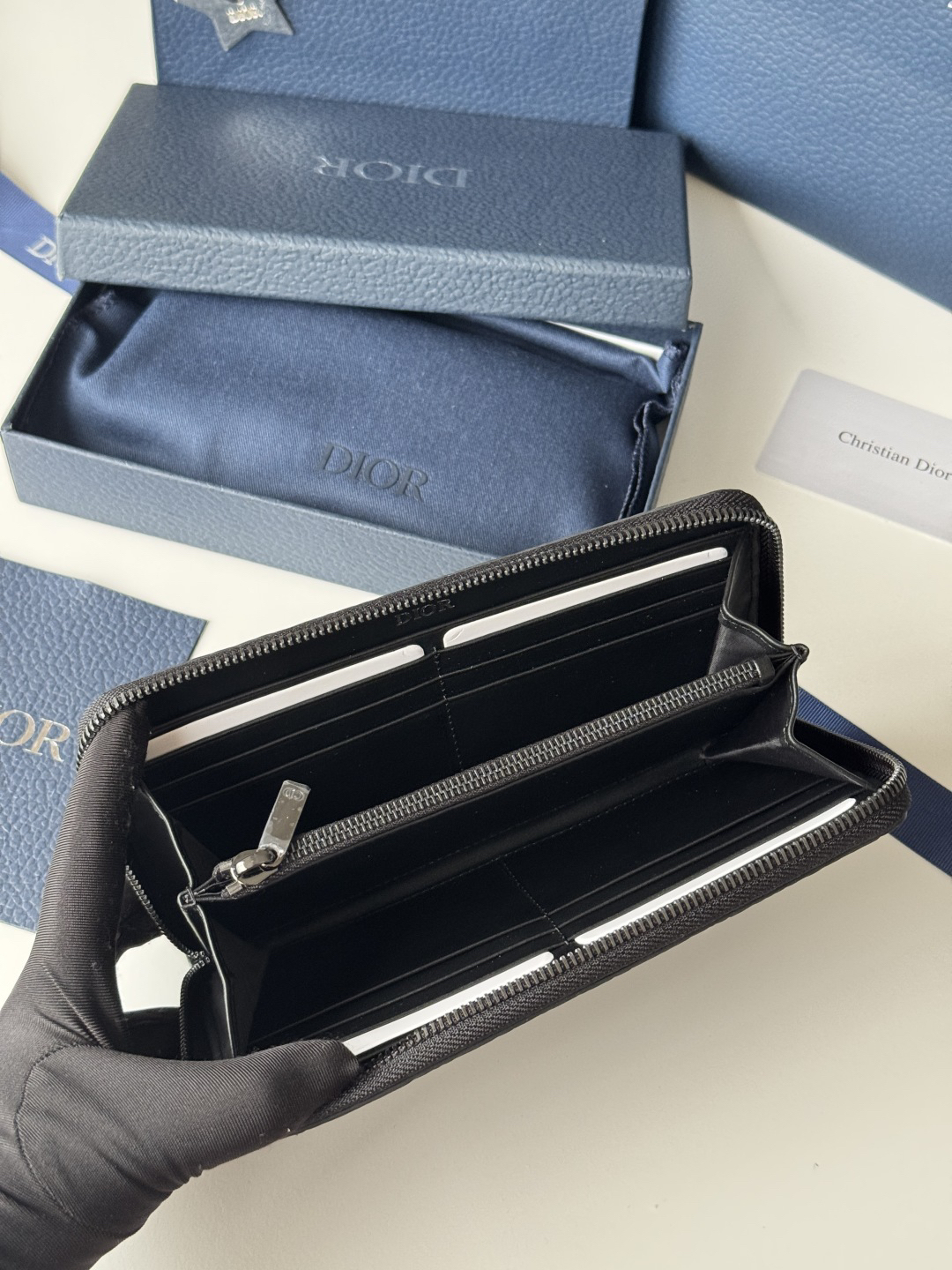 ディオール「Dior」ジップアラウンド ロングウォレット