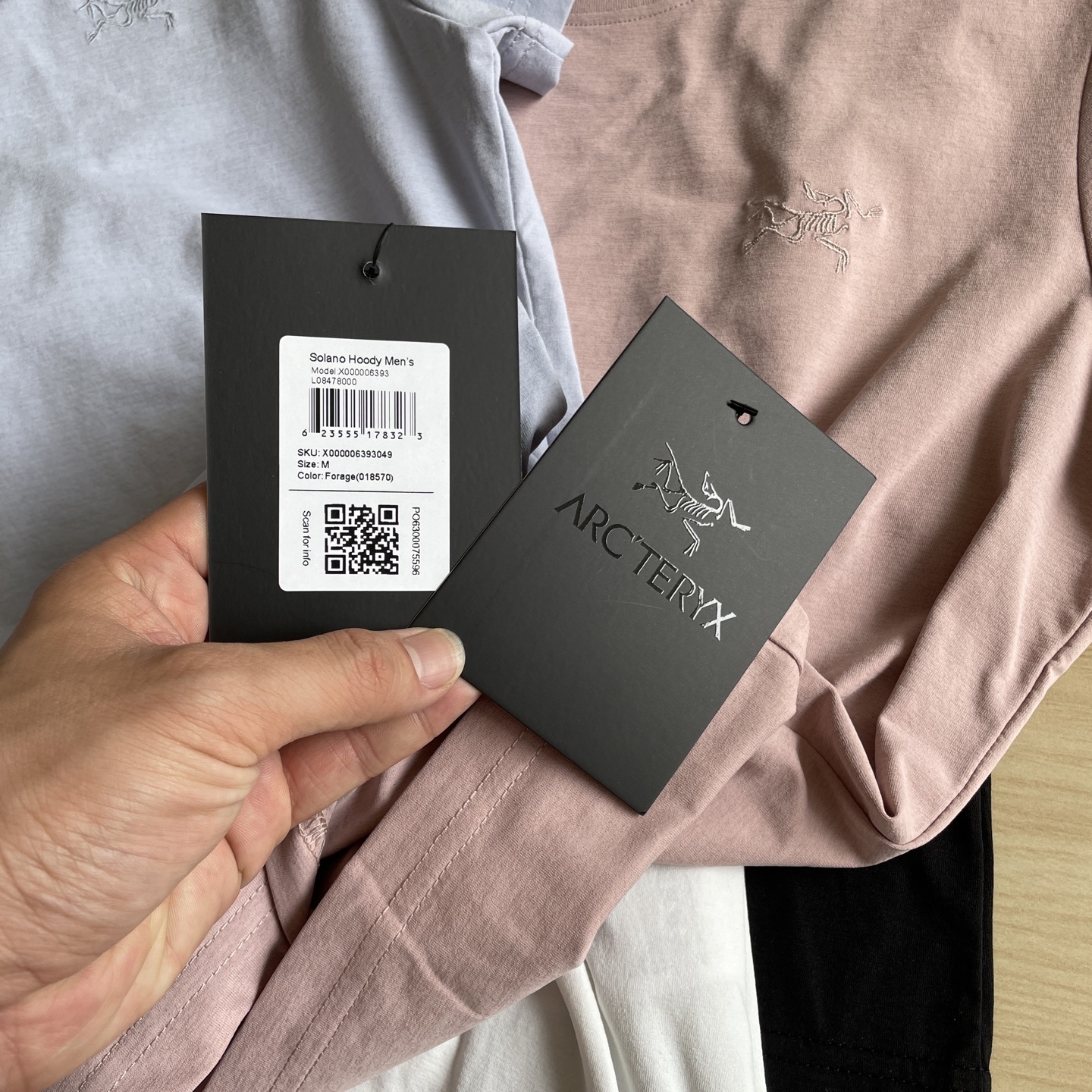 【ワンフォーワン】アークテリクス「ARC'TERYX」Taema 刺繍ロゴ Tシャツ【在庫僅少】