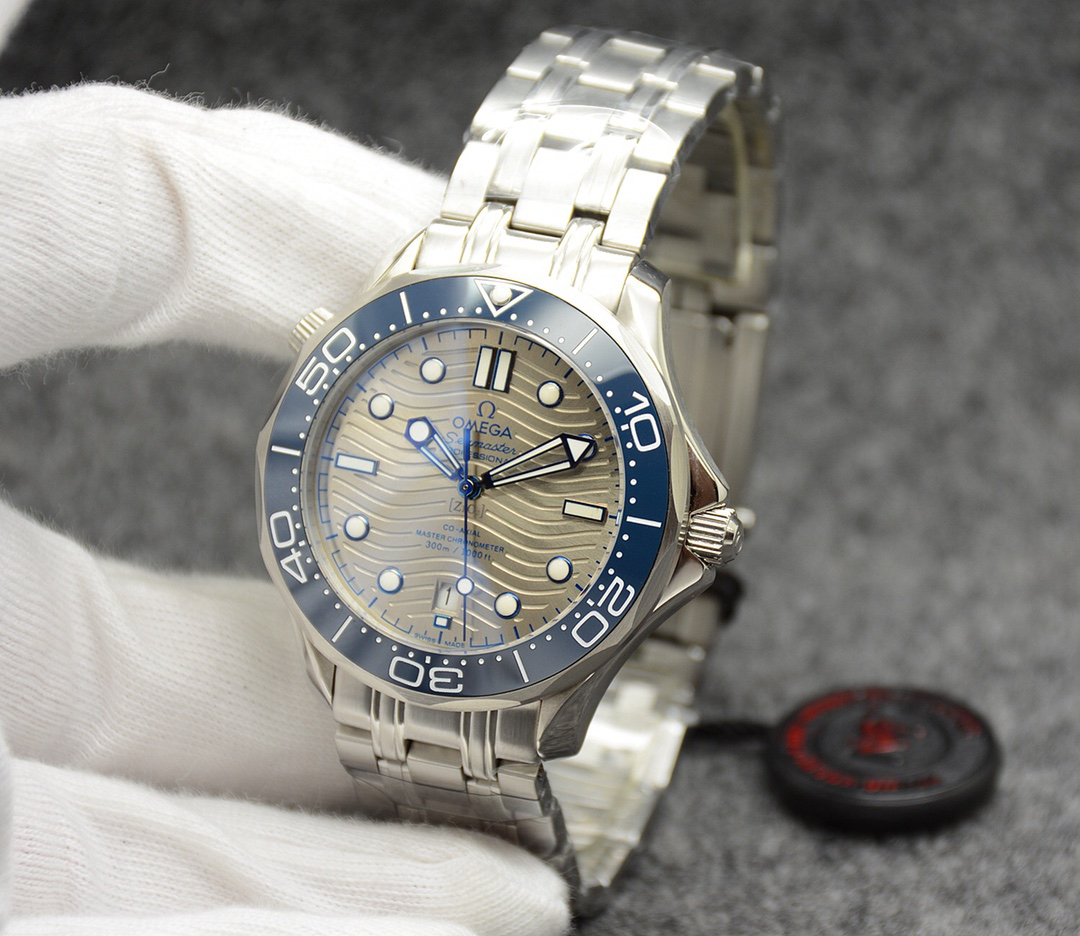 オメガ「Omega」シーマスター クラシック メンズ メカニカル ウォッチ41mm