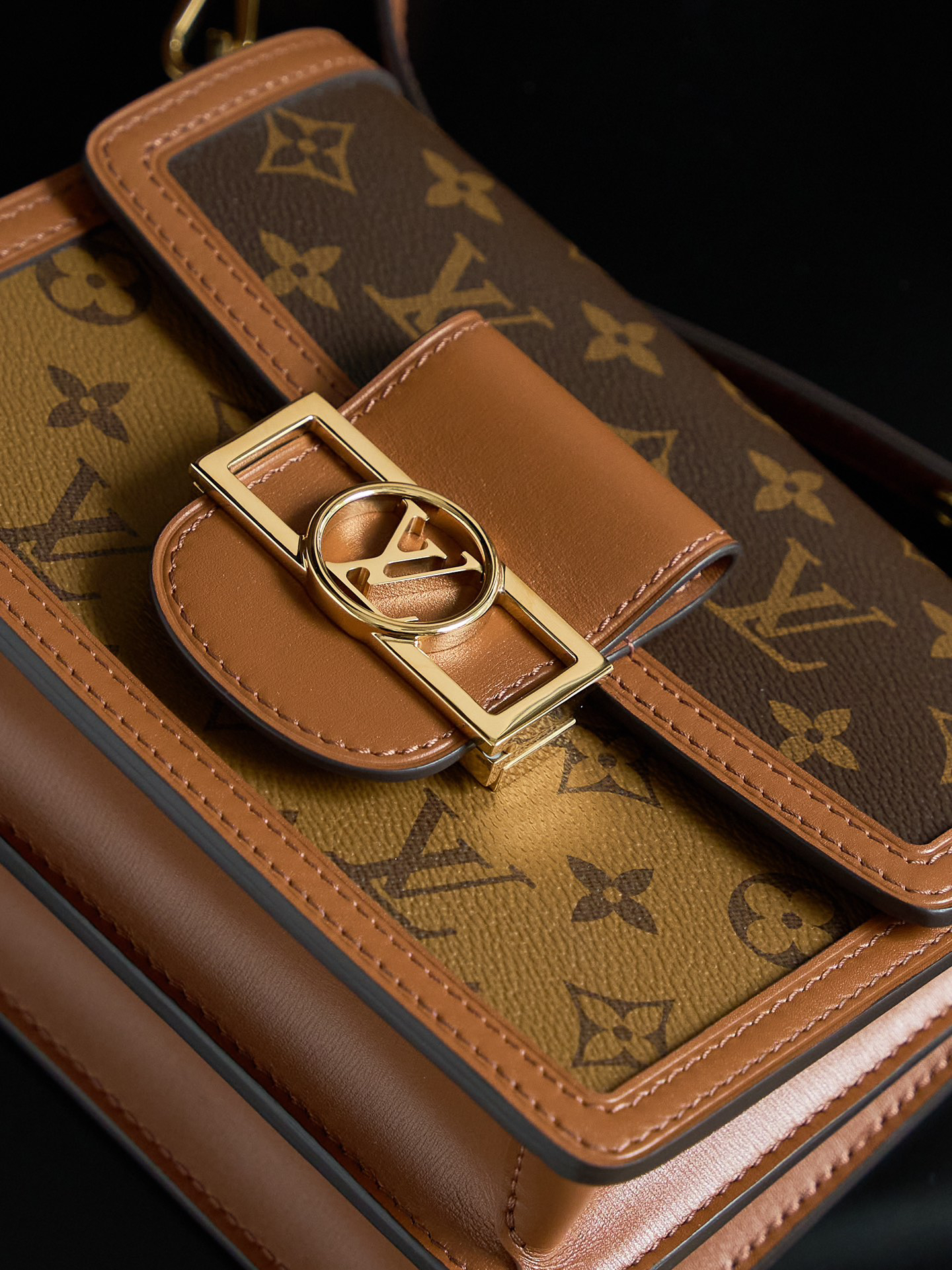 ルイ・ヴィトン「Louis Vuitton」ルイ・ヴィトン ミニ ドフィーヌ モノグラム ショルダーバッグ