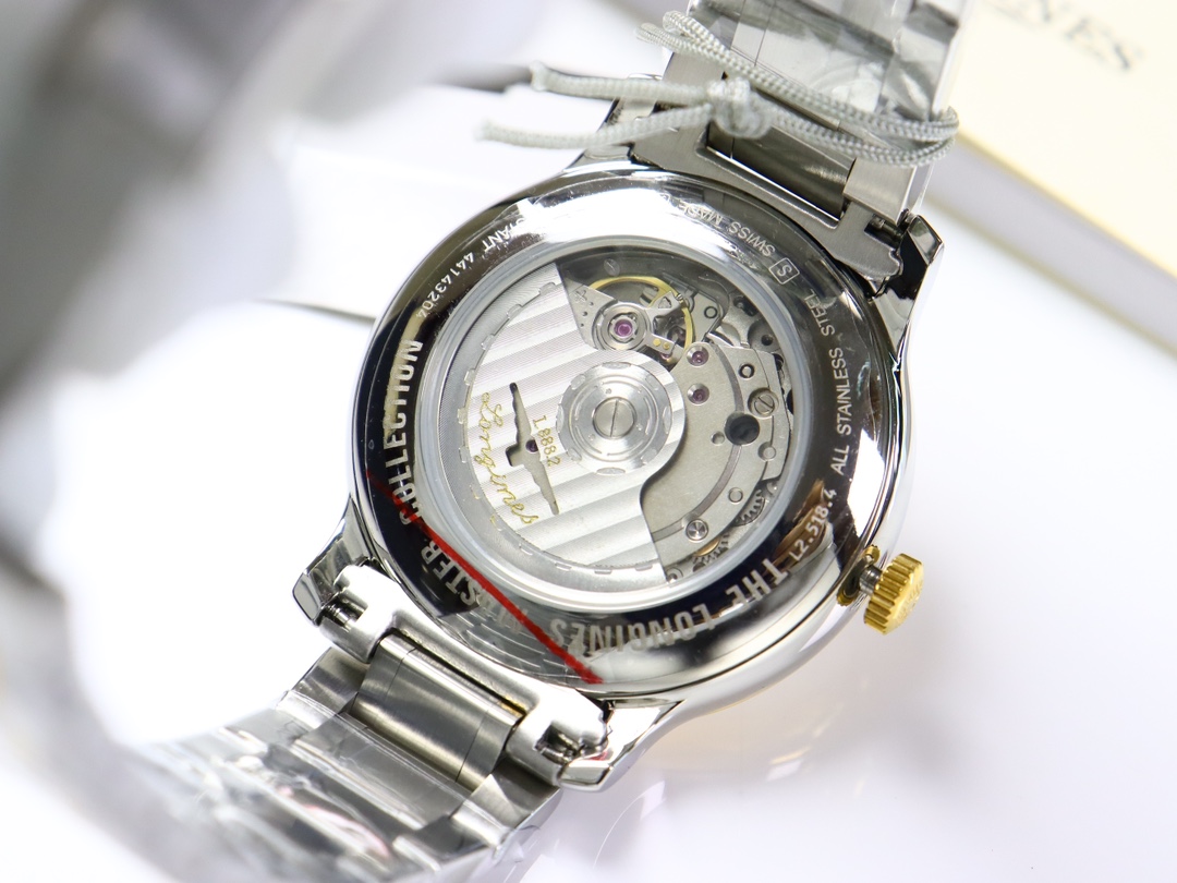 ロンジン「Longines」マスターコレクション サファイアクリスタル メンズウォッチ 40mm