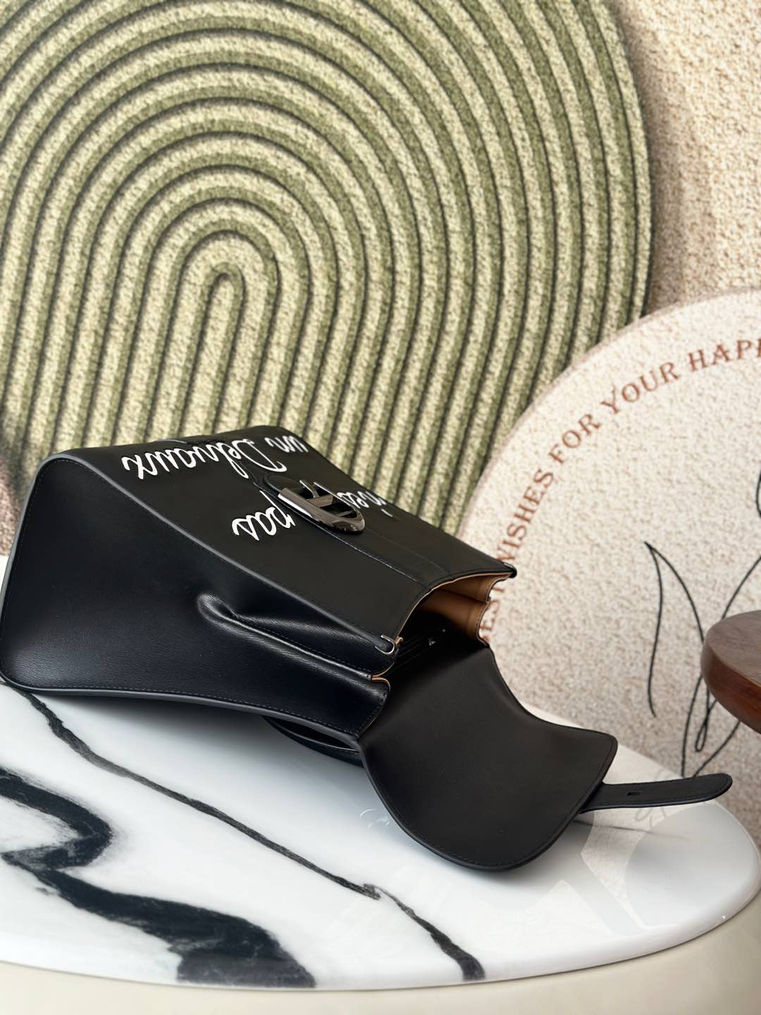 デルヴォー「Delvaux」Brillant Box ダブルリング ハンドバッグ