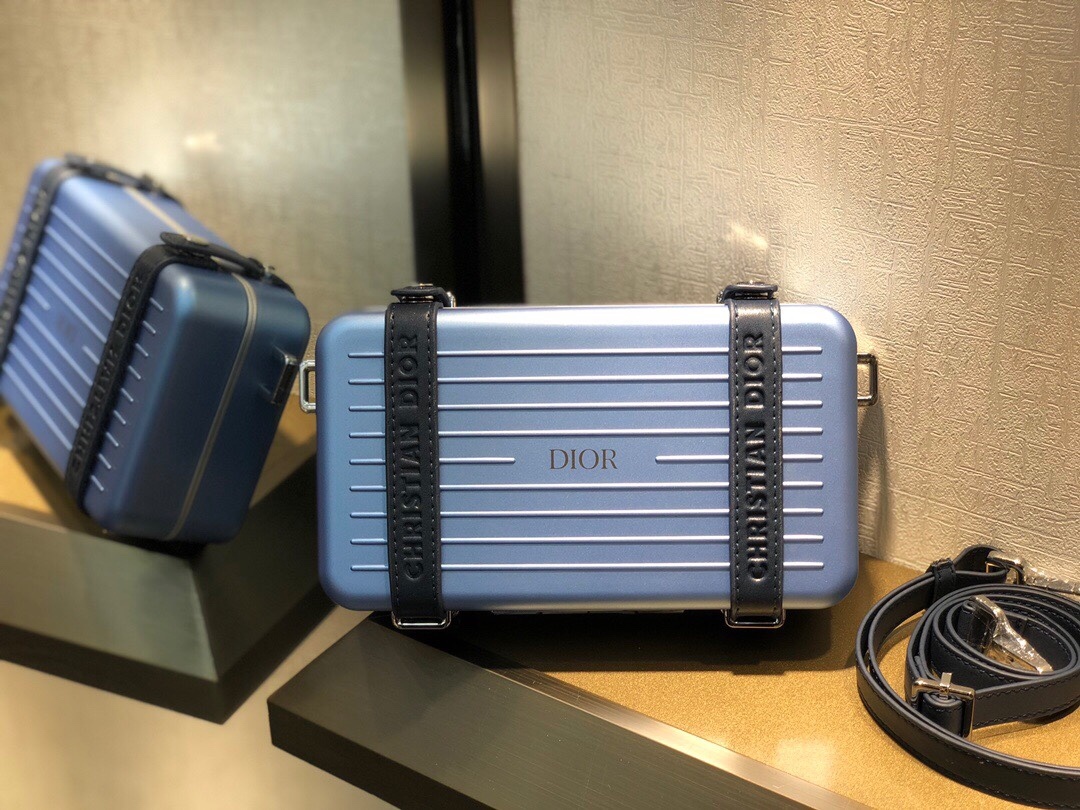「コラボモデル」DIOR & RIMOWA ミニトランク バッグ