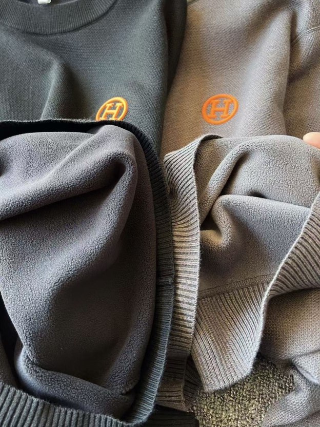 エルメス「Hermès」秋冬用ラウンドネックニットセーター