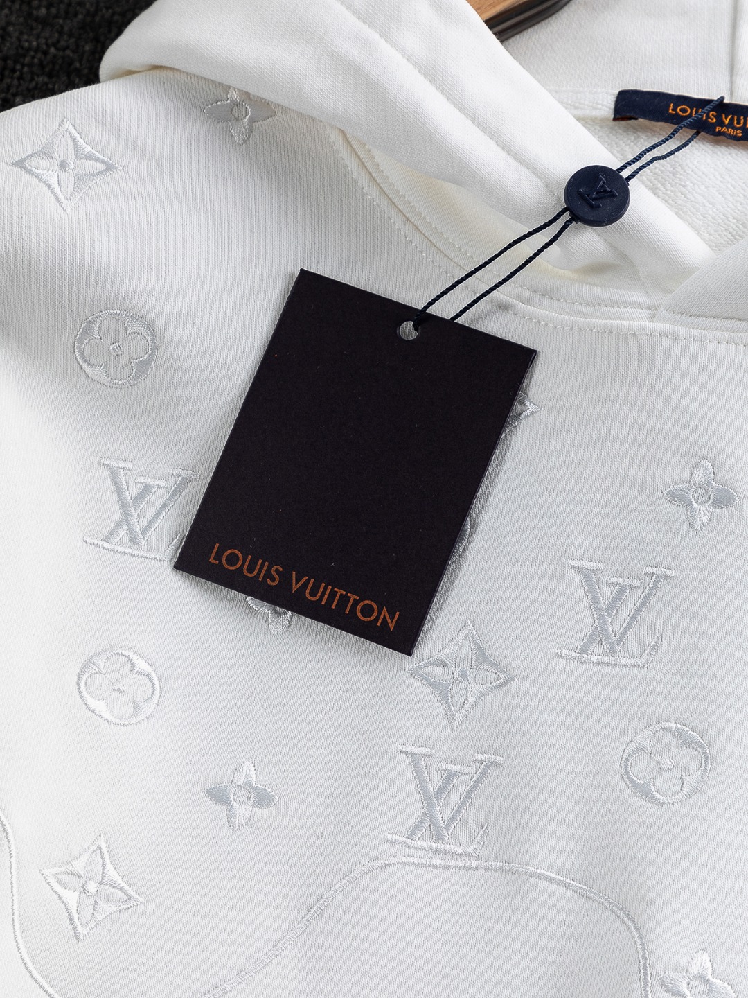 ルイ・ヴィトン「Louis Vuitton」秋冬新作刺繍付きフード付きスウェットシャツ