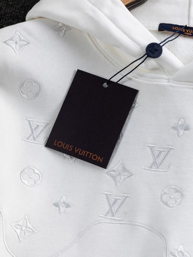 ルイ・ヴィトン「Louis Vuitton」秋冬新作刺繍付きフード付きスウェットシャツ