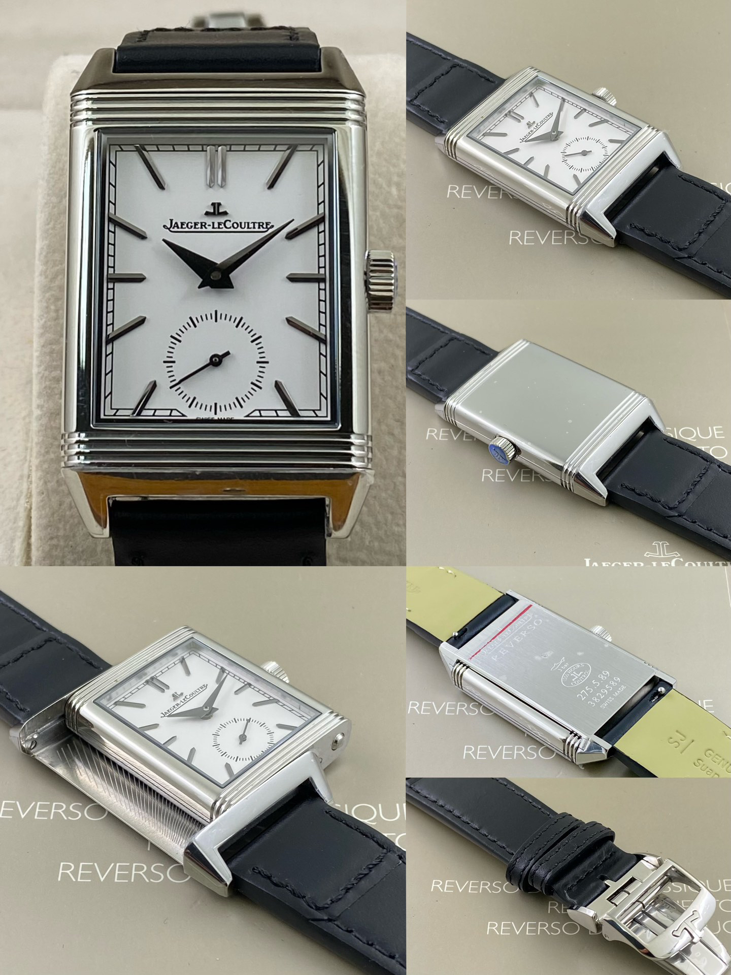 ジャガー・ルクルト［Jaeger-LeCoultre］レベルソ・トリビュート・デュオ・スモールセコンド 45.6×27.4MM
